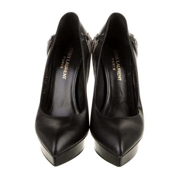 ❤️Saint Laurent Leather Chain Pumps❤️ - Picture 3 of 5